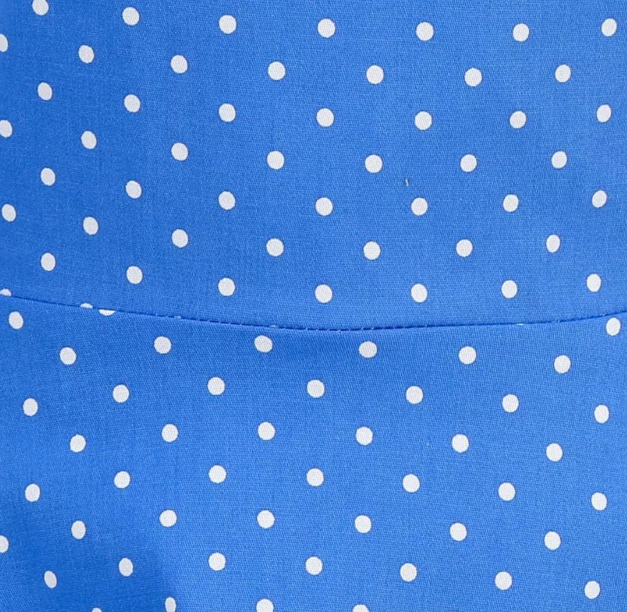 Blaues Vintage Sexy Pin-Up-Kleid