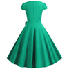 Vintage Sexy Pin Up Kleid Grün