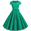 Vintage Sexy Pin Up Kleid Grün