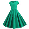Vintage Sexy Pin Up Kleid Grün