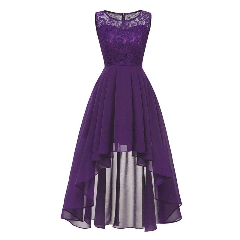 Lila Vintage-Chic-Abendkleid