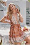 Vintage-Kleid im Bohemian-Stil