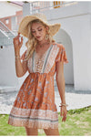 Vintage-Kleid im Bohemian-Stil