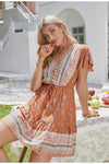 Vintage-Kleid im Bohemian-Stil