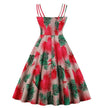 Federschwingendes Vintage-Kleid