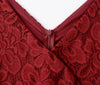 Roter Anzug Vintage Kleid
