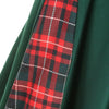 Grünes Tartan-Vintage-Kleid