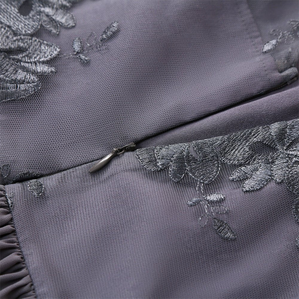 Trendiges Vintage-Kleid Grau