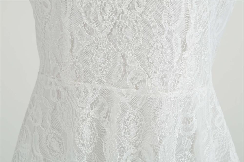 Vintage Trapezkleid Weiß