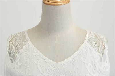 Vintage Trapezkleid Weiß