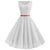Vintage Trapezkleid Weiß