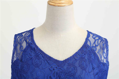 Vintage Trapezkleid Blau