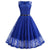 Vintage Trapezkleid Blau