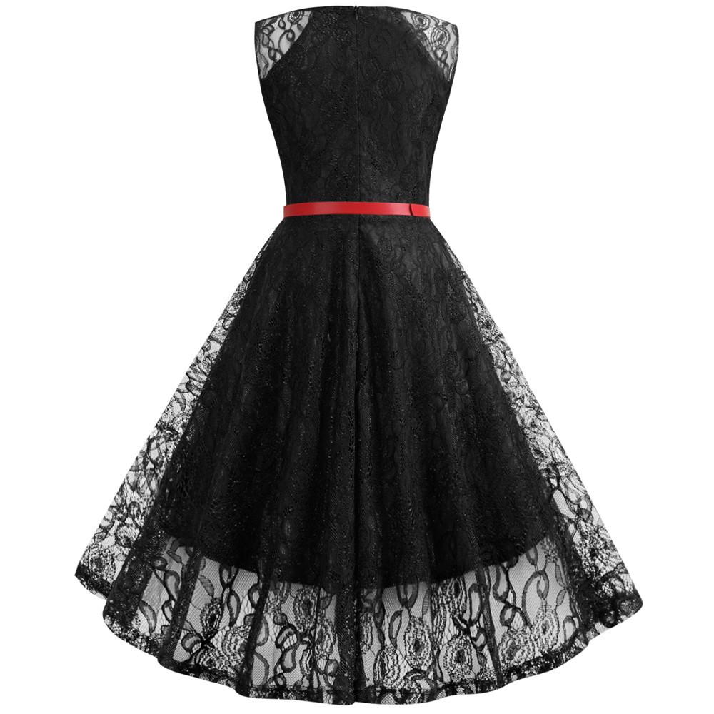Vintage Trapezkleid Schwarz