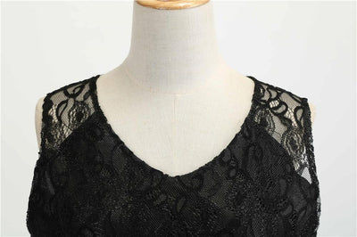 Vintage Trapezkleid Schwarz
