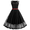 Vintage Trapezkleid Schwarz