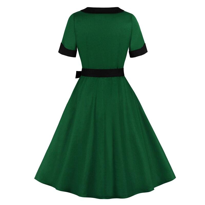 Grünes Vintage-Kleid