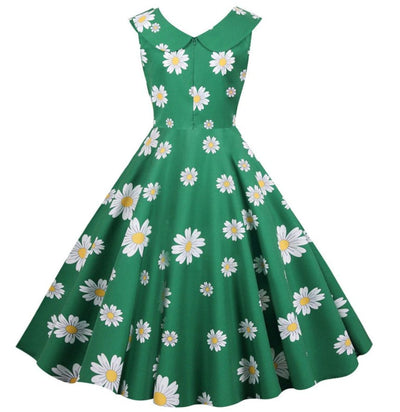Vintage Grünes 50er Jahre Kleid