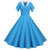 Vintage 50er Jahre Kleid Himmelblau