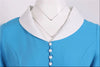 Vintage 50er Jahre Kleid Himmelblau