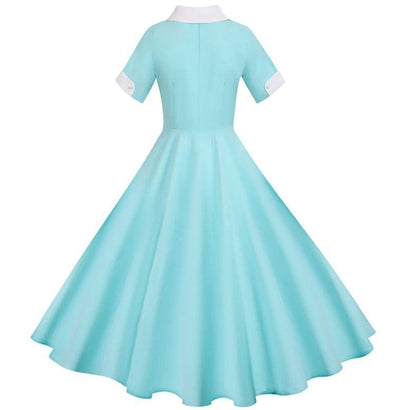 Türkises Vintage 50er Jahre Kleid