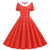 Rot-weißes 50er-Jahre-Kleid