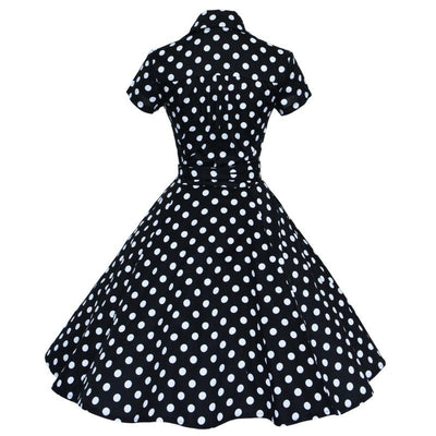 Vintage 50er Jahre Kleid Schwarz