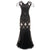 Vintage 1920er Jahre Charleston Kleid Schwarz