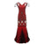 Vintage 1920er Charleston Kleid Rot