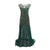 Vintage 1920er Jahre Flapper Kleid Grün