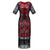 Vintage 1920er Gatsby Langes rotes Kleid