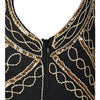 Vintage 1920er Gatsby Kleid Gold