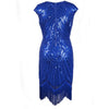 20er Jahre Kleid Blau