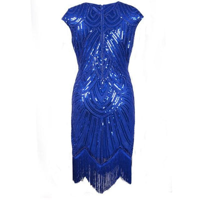 20er Jahre Kleid Blau