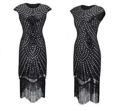 20er-Jahre-Gatsby-Kleid
