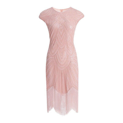 20er Jahre Kleid Rosa