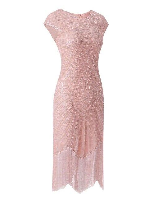 20er Jahre Kleid Rosa
