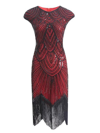 20er Jahre Kleid Rot