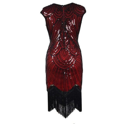 20er Jahre Kleid Rot