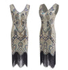 Paris Vintage 1920er Kleid Beige