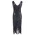 Vintage 1920er Jahre Paris Kleid Schwarz