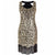 Sexy schwarzgoldenes Vintage-Kleid aus den 1920er Jahren