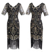 1920er-Jahre-Kleid aus Goldspitze