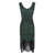 Grünes 20er Jahre Vintage Kleid
