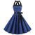 Blaues Vintage-Kleid