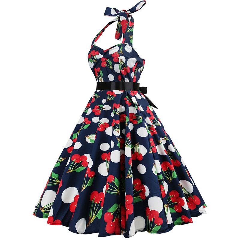 Kirsche Vintage Kleid