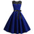 Blaues Vintage-Spitzenkleid