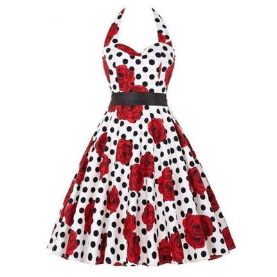 Geblümtes Vintage-Kleid