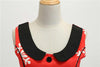 Schneeflocken-Vintage-Kleid