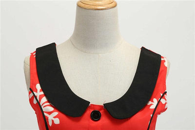 Schneeflocken-Vintage-Kleid